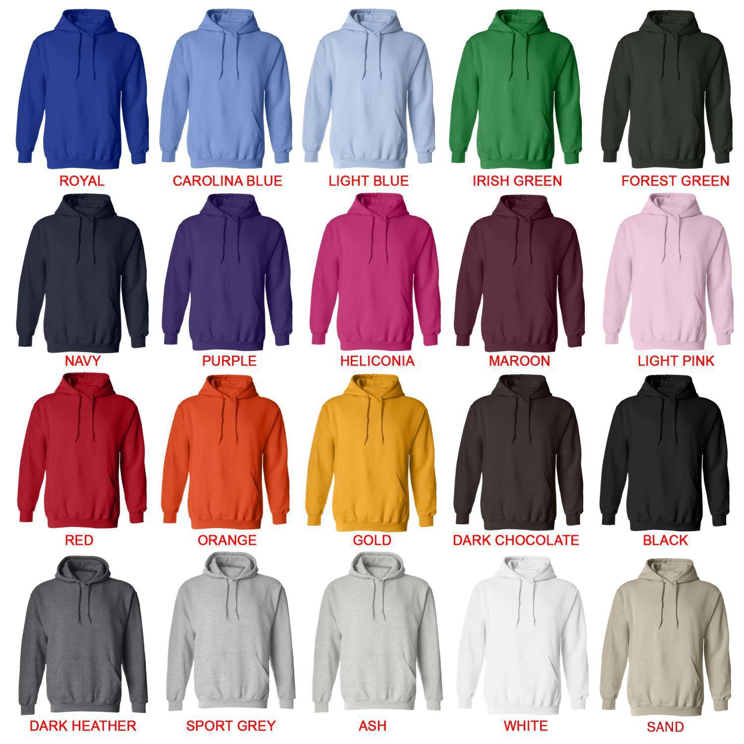 hoodie color chart - Sade Store