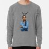 ssrcolightweight sweatshirtmensheather grey lightweight raglan sweatshirtfrontsquare productx1000 bgf8f8f8 1 - Sade Store