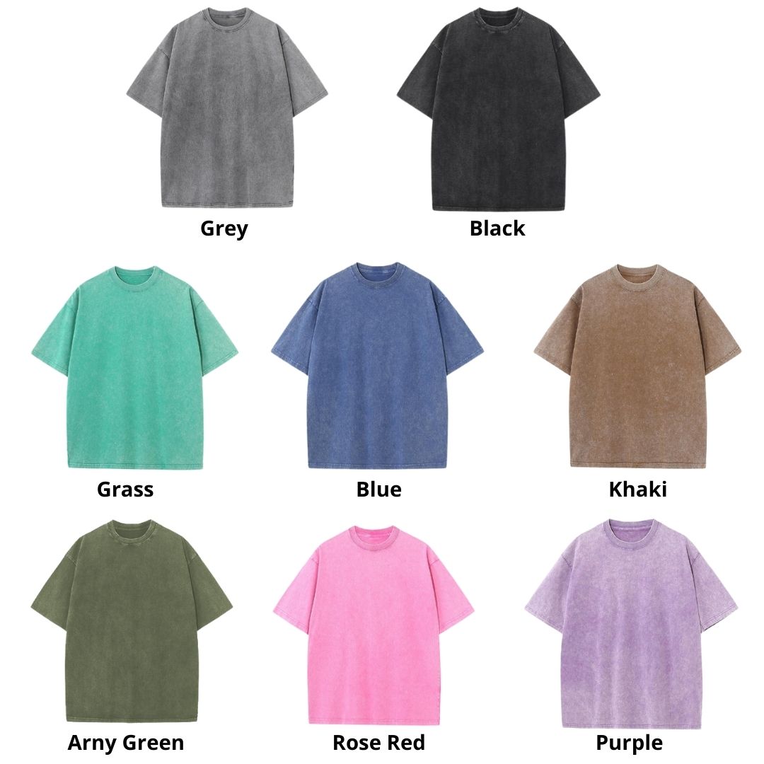 Mineral Wash T Shirt Color - Sade Store